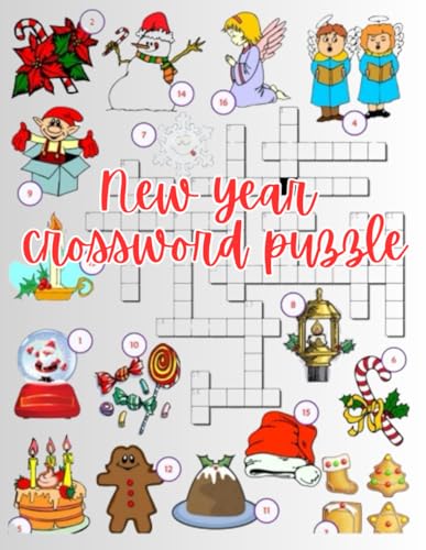 New year crossword puzzle: Ring in the New Year with Puzzles: A Festive Collection of 100 Crossword Challenges! von Independently published